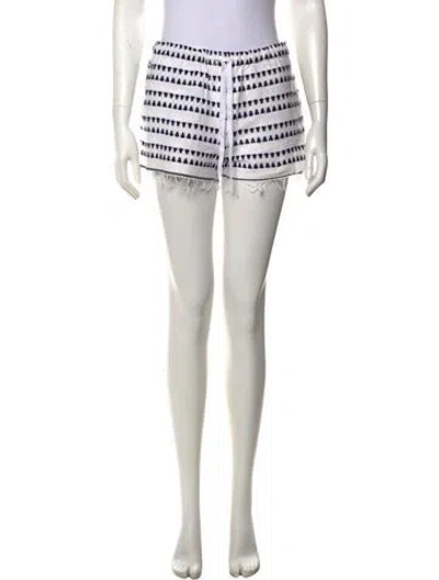 Pre-owned Lemlem Striped Mini Shorts In Grey