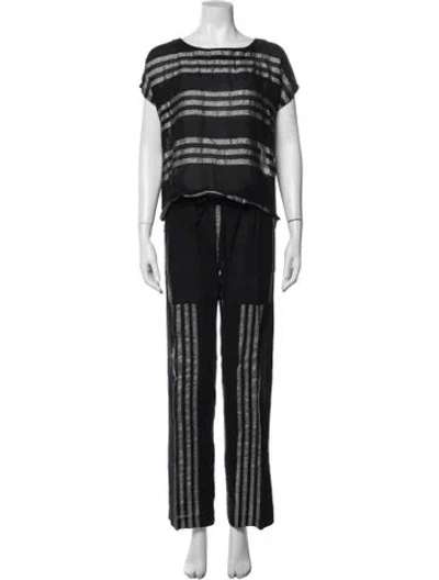 Pre-owned Lemlem Striped Pant Set In Blue