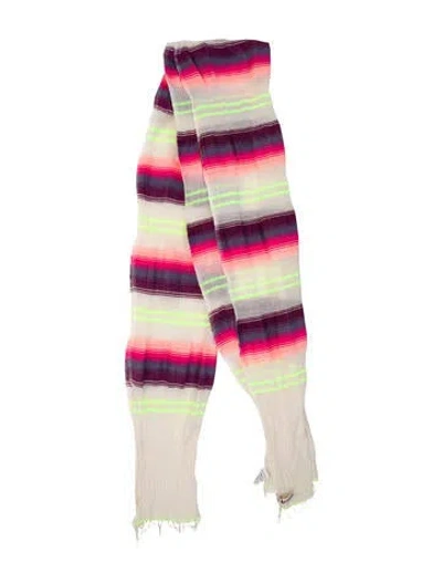 Pre-owned Lemlem Striped Scarf In Neutral