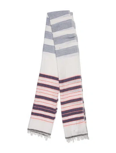 Pre-owned Lemlem Striped Scarf In Neutral