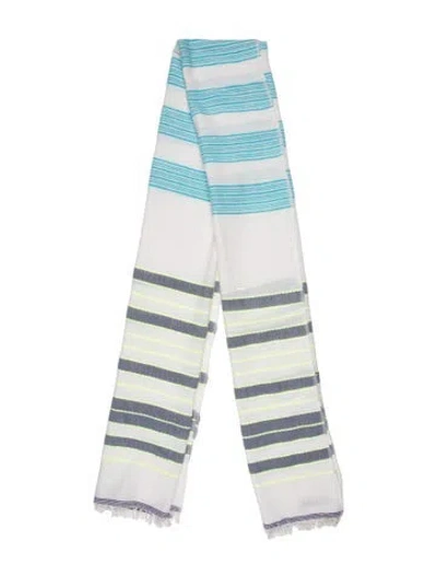Pre-owned Lemlem Striped Scarf In Neutral