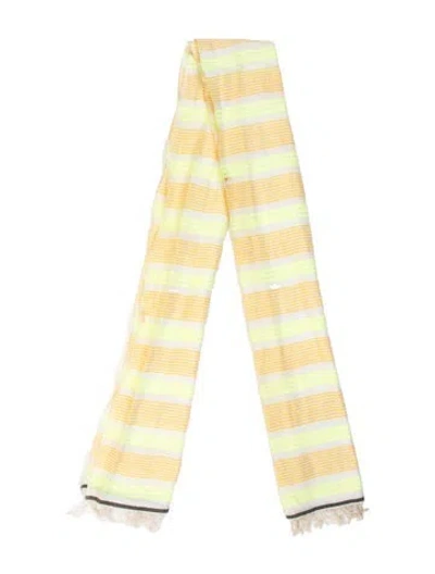 Pre-owned Lemlem Striped Scarf In Neutrals