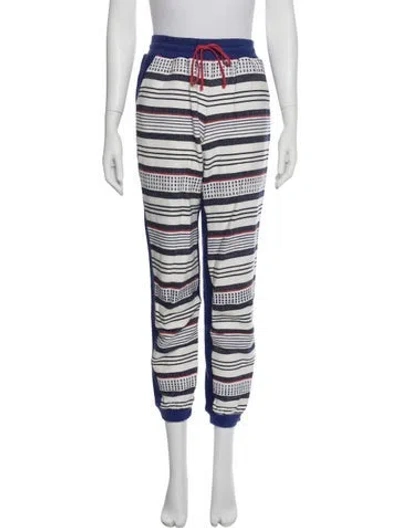 Pre-owned Lemlem Striped Sweatpants In Multi