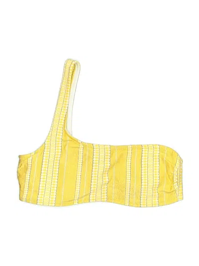 Pre-owned Lemlem Swimsuit Top Yellow Swimwear