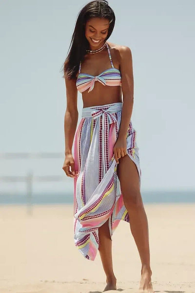 Lemlem Tola Belted Midi Skirt