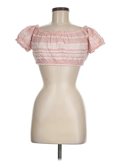 Pre-owned Lemlem Tube Top Pink Strapless Neckline Tops