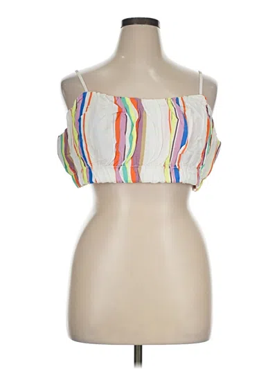 Pre-owned Lemlem Tube Top White Strapless Neckline Tops