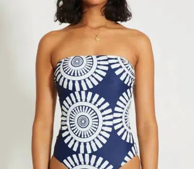 Lemlem Women's Dana Bandana In Zeina Navy In Blue