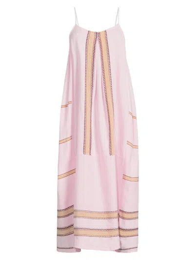 Lemlem Women's Nia Cotton-blend Maxi Slipdress