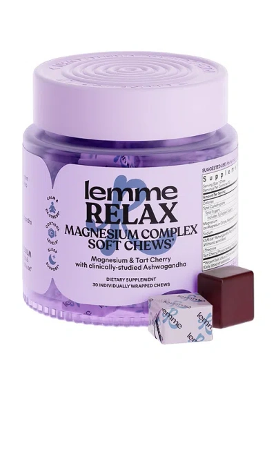 Lemme Relax Magnesium Soft Chews In Transparent
