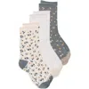 Lemon 3-pack Crew Socks