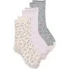 Lemon 3-pack Crew Socks In Multi