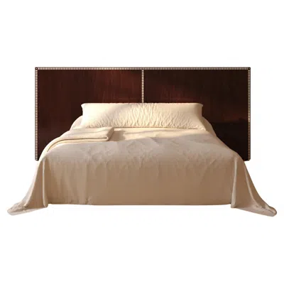 Pre-owned Lemon Aquarama Headboard In African Mahogany 118" W X 51.6" H In Brown