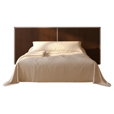Pre-owned Lemon Aquarama Headboard In Chocolate Ash 107" W X 51.6" H In Brown