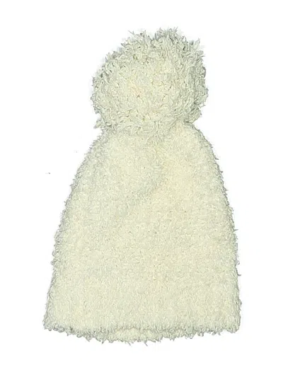 Pre-owned Lemon Beanie Hat In Ivory
