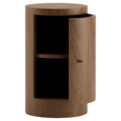 Pre-owned Lemon Constant Night Stand Single Right Unit In Walnut By  In Brown