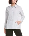 Lemon Grass Button Down Shirt In Gray