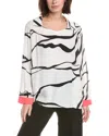 Lemon Grass Shirt Collar Blouse In Multi