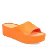 Lemon Jelly Women Sunny Platform Slides In Arancio In Multi