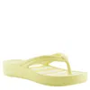 Lemon Jelly Women's Breezy Slipper In Yellow