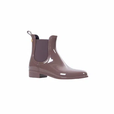 Lemon Jelly Women's Comfy Glossy Ankle Boots In Puce In Multi