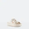 Lemon Jelly Women's Gaia Platform Sandal In Warm Grey