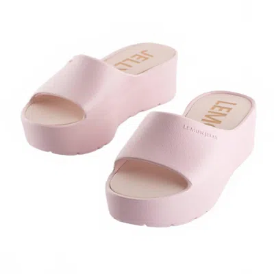 LEMON JELLY WOMEN'S SUNNY SLIDES IN BABY ROSE