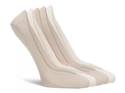 Lemon Lasercut No Show Liners 5 Pack In Neutral