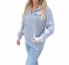Lemon Lorraine's Mom Life - Quarter Zip Sweatshirt In Light Heather Grey In Grey