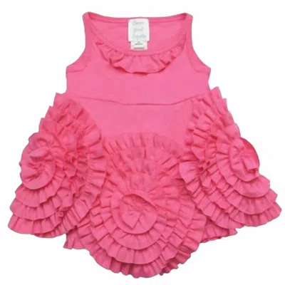 Lemon Loves Layette Kids' Baby Marigold Dress In Pink Lemonade