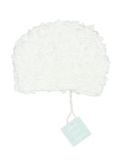 Pre-owned Lemon Loves Layette Kids' Beanie Hat In White