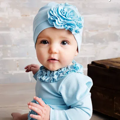 Lemon Loves Layette Babies' Bijou Hat In Cindererlla Blue