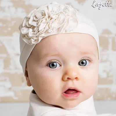Lemon Loves Layette Kids' Bijou Hat In Eggnog Beige In Neutral