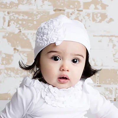 Lemon Loves Layette Kids' Bijou Hat In White