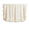 Lemon Loves Layette Bliss Blanket In Eggnog Beige In White