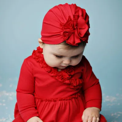 Lemon Loves Layette Kids' Bloom Hat In True Red