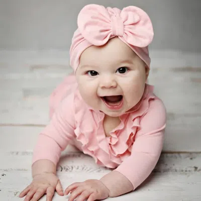 Lemon Loves Layette Kids' Bow Hat In Pink