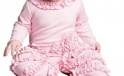 Lemon Loves Layette Kids' Peony Romper In Pink