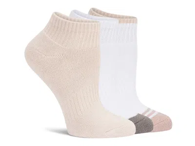 Lemon Powder Cush Quarter Ankle Socks 3 Pack
