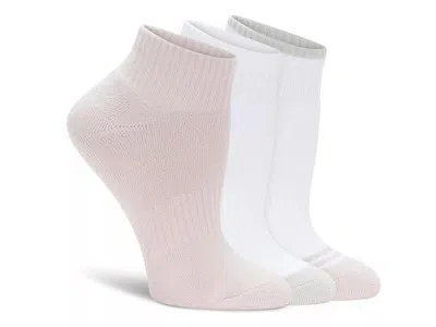 Lemon Powder Cush Quarter Ankle Socks 3 Pack In Multi