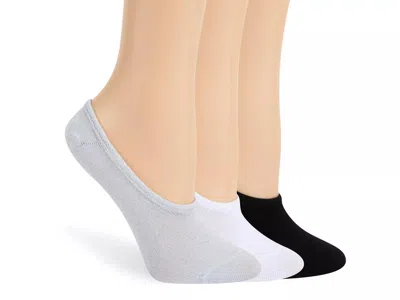 Lemon Powder No Show Liners 3 Pack In Multi