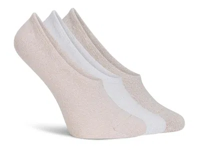 Lemon Powder No Show Liners 3 Pack In Multi