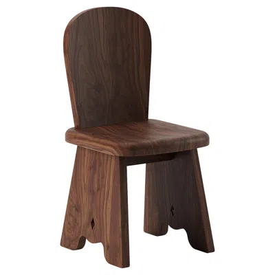 Pre-owned Lemon Rambling Chair In African Mahogany Wood By Yaniv Chen For  In Brown