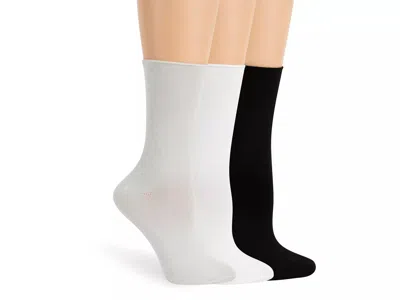 Lemon Recycled Crew Socks 3 Pack In Multi