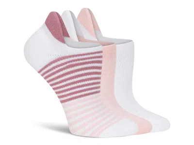 Lemon Stripe No Show Socks 3 Pack In White