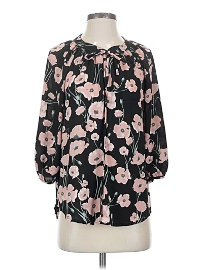 Pre-owned Lemon Tart 3/4 Sleeve Blouse In Black