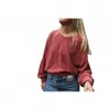 Lemon Tree Design V-neck Pullover Sweater In Red In Red