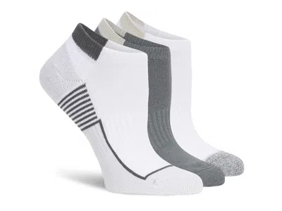 Lemon Walking Powder No Show Socks 3 Pack In Gray