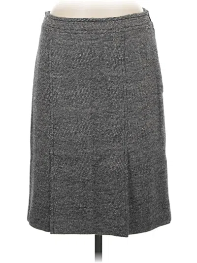 Pre-owned Lemon Wool Skirt In Gray