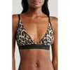 Lemonade Dolls The Soft Mesh Leopard Print Bralette